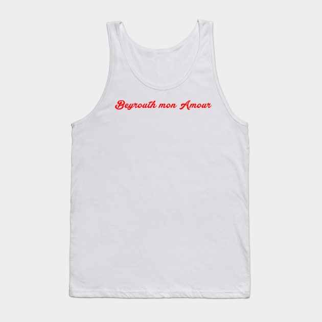 Beyrouth mon amour Tank Top by Beirout